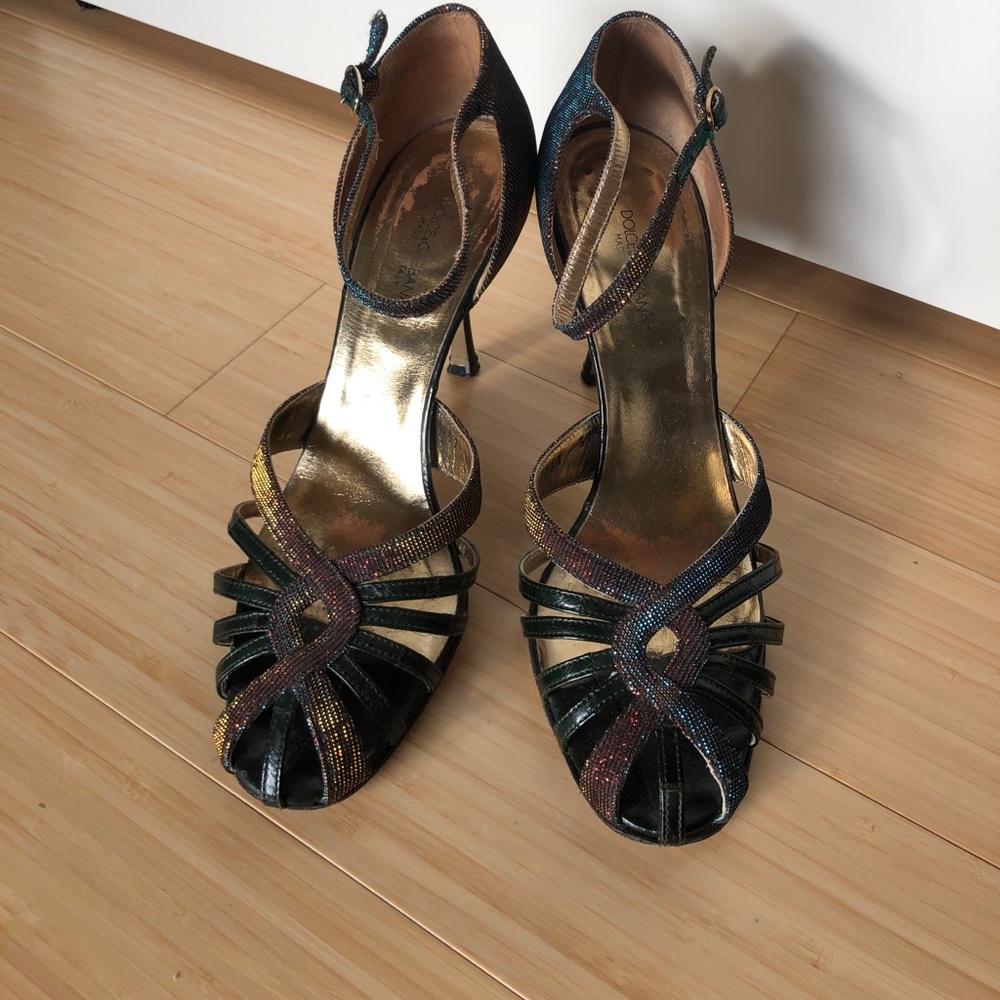 Authentic DOLCE & GABBANA HEELS 7.5